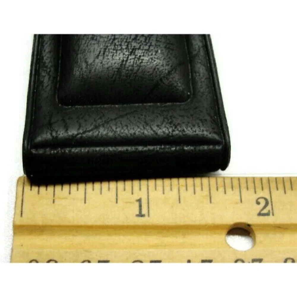 Money Clip Advertising Valley Dental Laboratory Vinyl Magnetic Black NWOT